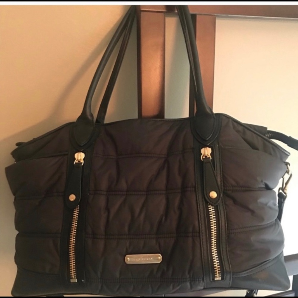 Burberry diaper bag